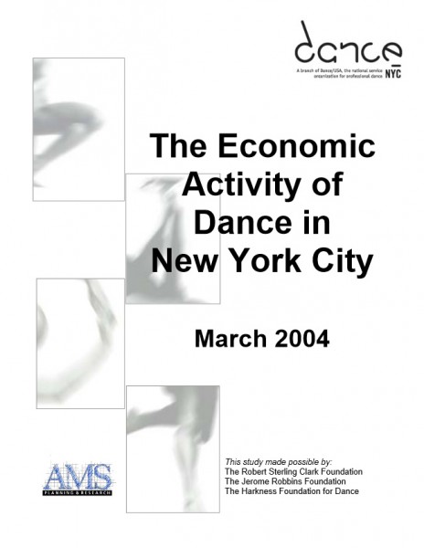 The Economic Activity of Dance in New York City