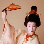 Sachiyo Ito In costume of Kimono and Hair style of Genroku Period(late 17th Century Japan)