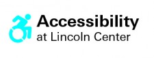 Accessibility at Lincoln Center Logo