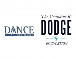 Logos for Dance New Jersey and the Geraldine R. Dodge Foundation 