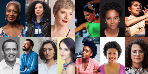 A Collage featuring the headshots of the 2021 Symposium Programming Committee: Albert Blackstone, Ami Scherson, Ana