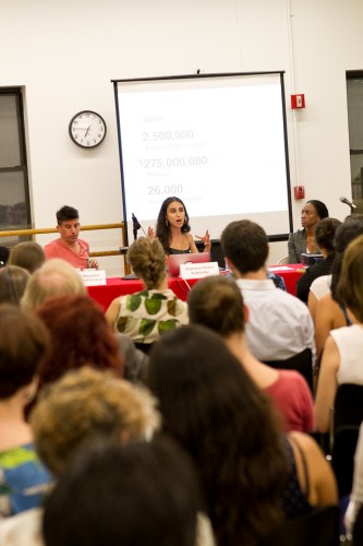 Town Hall: Kickstarting NYC Dance (Photo credit: Samantha Siegel).