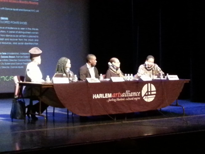 Panelists at the event (Photo Credit: Dance/NYC)