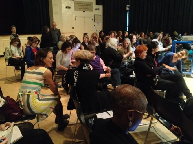 Guests in conversation at Town Hall: State of NYC Snapshots and Trends