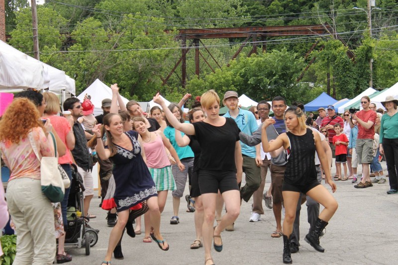 Bryce Dance Company dancing in a parade