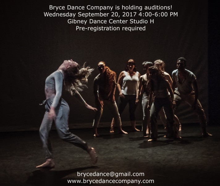 Image of Bryce Dance Company in performance at Mark Morris Dance Center on June 10, 2017. 