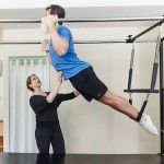 Tracey Ryan working with one of her private students