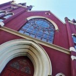 Exterior of Creative Cultural Center looking up