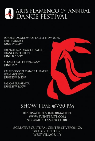 Arts Flamenco 1st Annual Dance Festival - 5 weekends/5 Companies