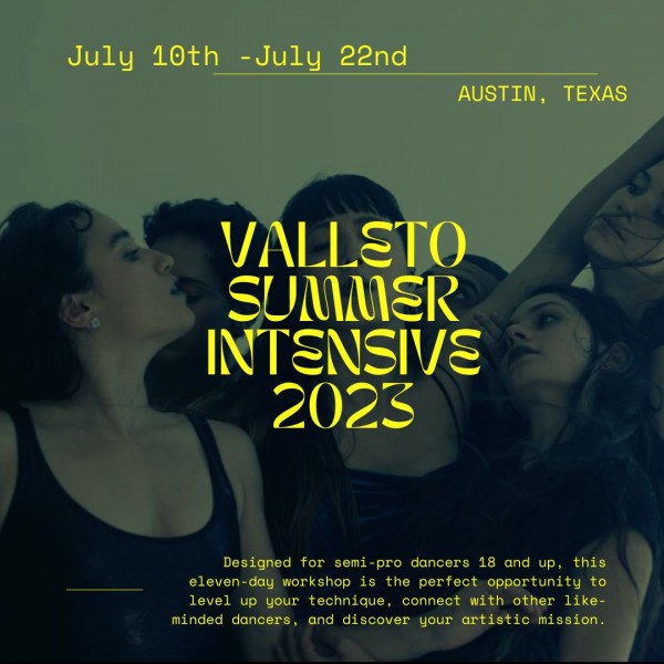VALLETO Summer intensive will take place in Austin this year! 