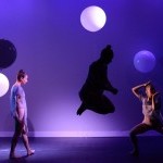 Footage from a showing at Footprints Modern Dance Festival