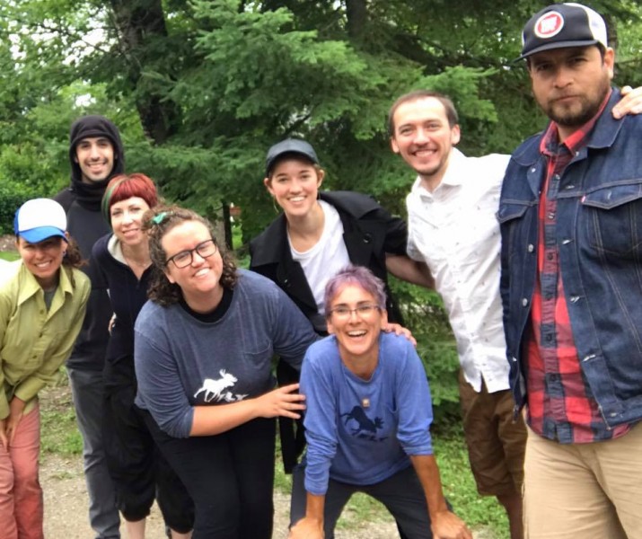 Emerging Artists with Director, Liz Engelman at Tofte Lake Center