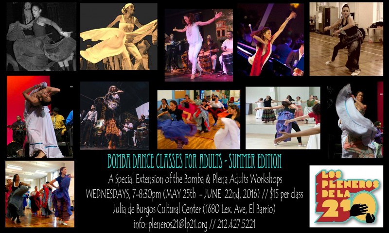 Afro-Puerto Rican Bomba dance classes