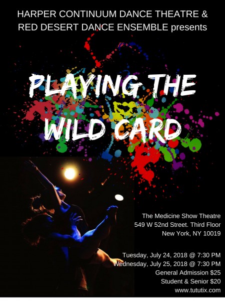 Playing the Wild Card Show Poster