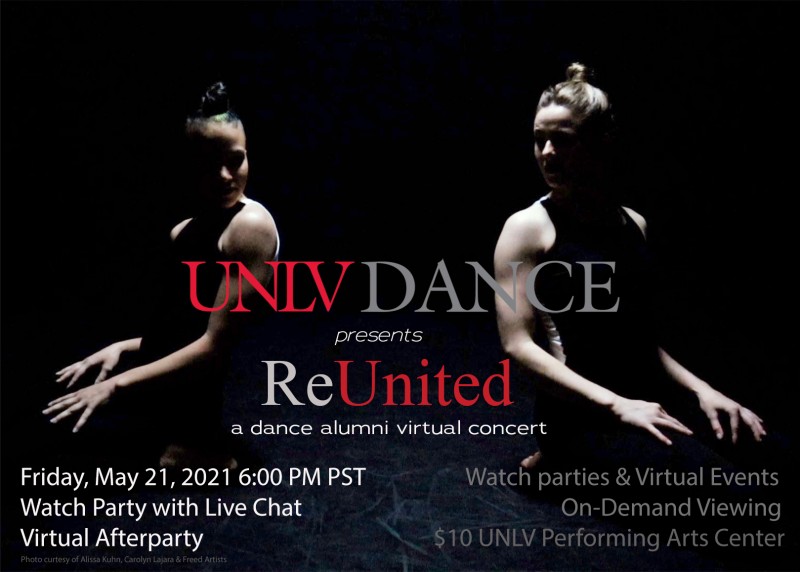 UNLV Dance Presents ReUnited A Virtual Alumni Concert