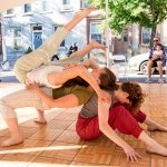 Mindy Toro & Dancers perform under the bigtop