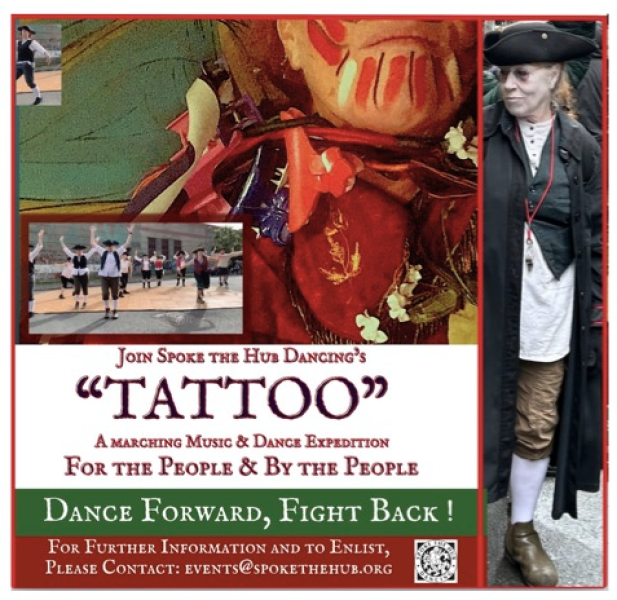 Image of re-imagined 1776 Revolutionary War ghosts and Call to Arms