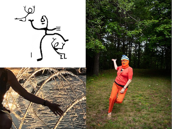 Photos clockwise from L: “Shorties” drawing by Cathy Weis; Ellen Fisher by Ben Stechschulte; Carolyn Hall by Kelly AuCoin