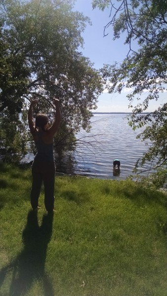 Improvisation at the DanceBARN Festival on Battle Lake