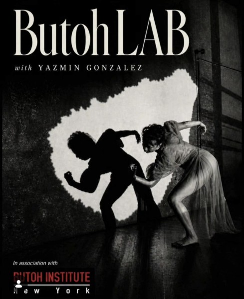 Facilitator Yazmin Gonzalez in N.Y. Butoh Insitute's Brooklyn Studio