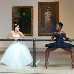 Dancers Elisabet Rubio (left) and Paunika Jones (right) at Brooklyn Museum.