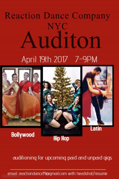 Audition Poster 2017