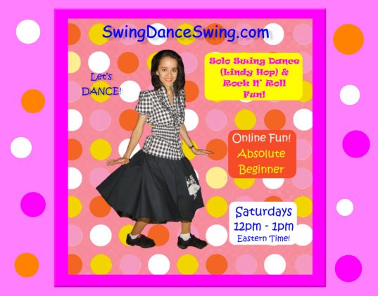 Solo Swing Lindy Hop & Rock N' Roll (online class)
