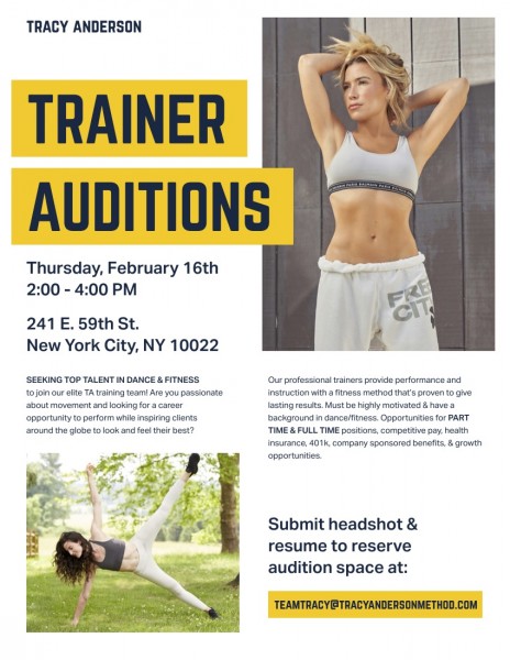 TA Audition Flyer