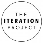The Iteration Project logo, text inside a circle