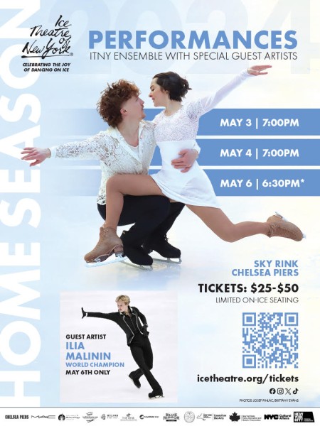 Ice Theatre of New York 2024 Home Season Performances and Benefit Gala Featuring Guest Artist, 2024 World Champion Ilia Malinin 