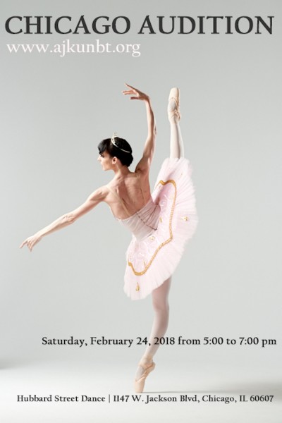 Ajkun Ballet Theatre Chicago Audition Information