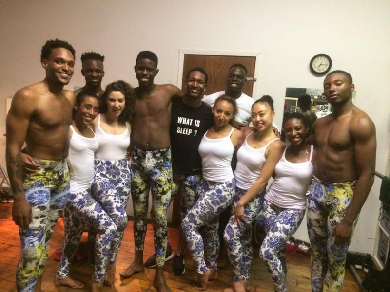 Before our performance at Green Space Studios