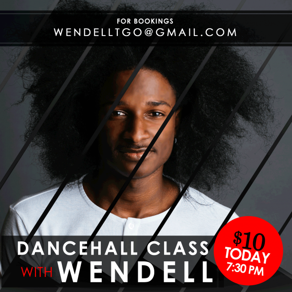 Dancehall Class with Wendell - Fridays at 7:30 PM at Ripley Grier