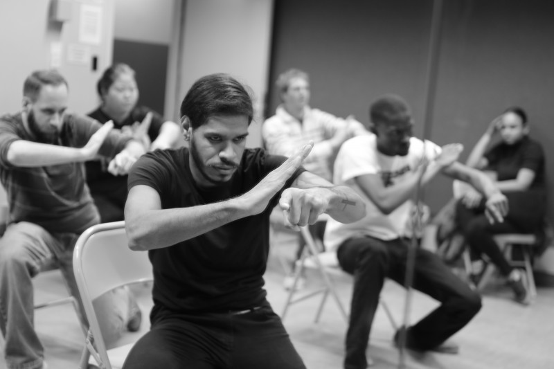 Workshop session based on sign language 