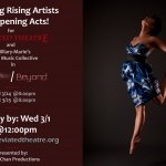 Seeking Rising Artists as Opening Acts!