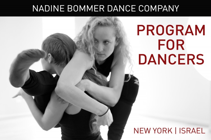 NBDC dancer Delphina Parenti being lifted by Sammy Roth during the work SEPIA