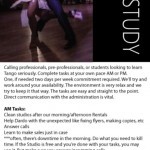 WORK STUDY AT DARDO'S