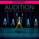 Fusionworks Dance Company Audition Notice: Seeking male and female dancers for the 2017-2018 season
