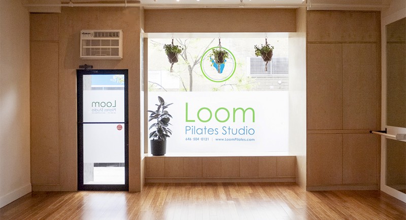 Clean and bright pilates studio