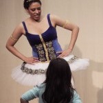 Matina Banks working with Head Start student