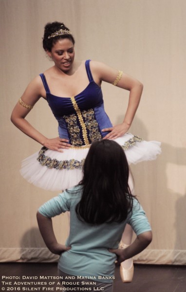 Matina Banks working with Head Start student