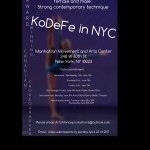 Need dancers with strong contemporary background to perform at the KoDeFe festival June 20/21  2017