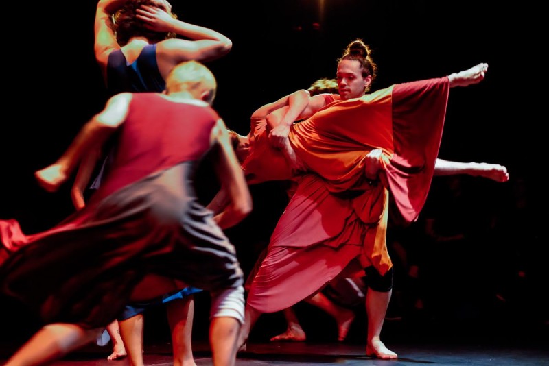 Performers dancing in a Creature work - Sugar.