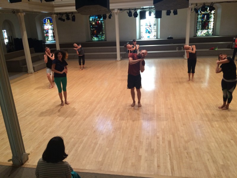 Donna Uchizono teaches a MELT Workshop at Danspace Project