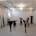 This image is a picture of the work in progress "Dame En Attente" a piece that speaks to the struggles and oppression of women.