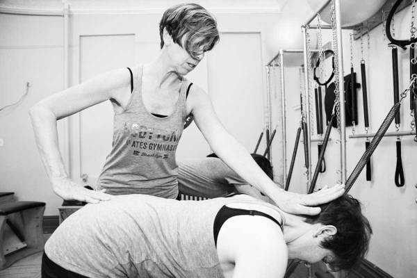 Instructor Teaching Client