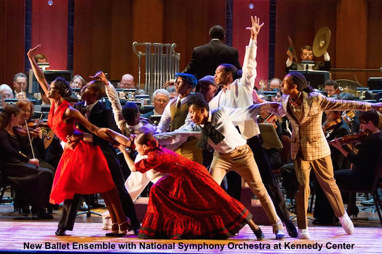 New Ballet Ensemble with National Symphony Orchestra at Kennedy Center