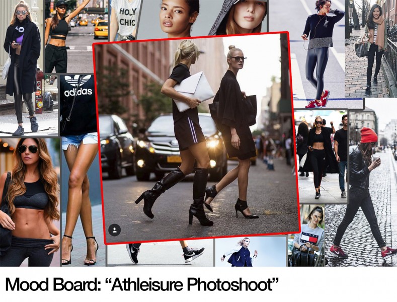 Photo shoot mood board