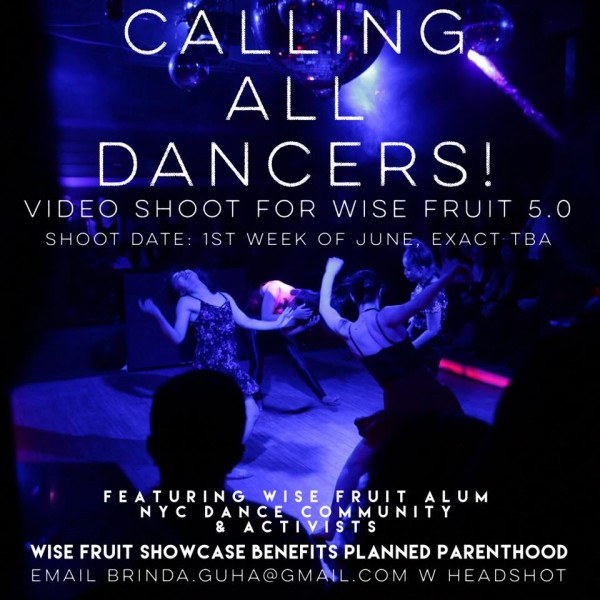 Call for dancers - social media photo