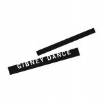 Gibney Dance logo - two horizontal, almost parallel black bars with "Gibney Dance" written on the inside of the lower bar